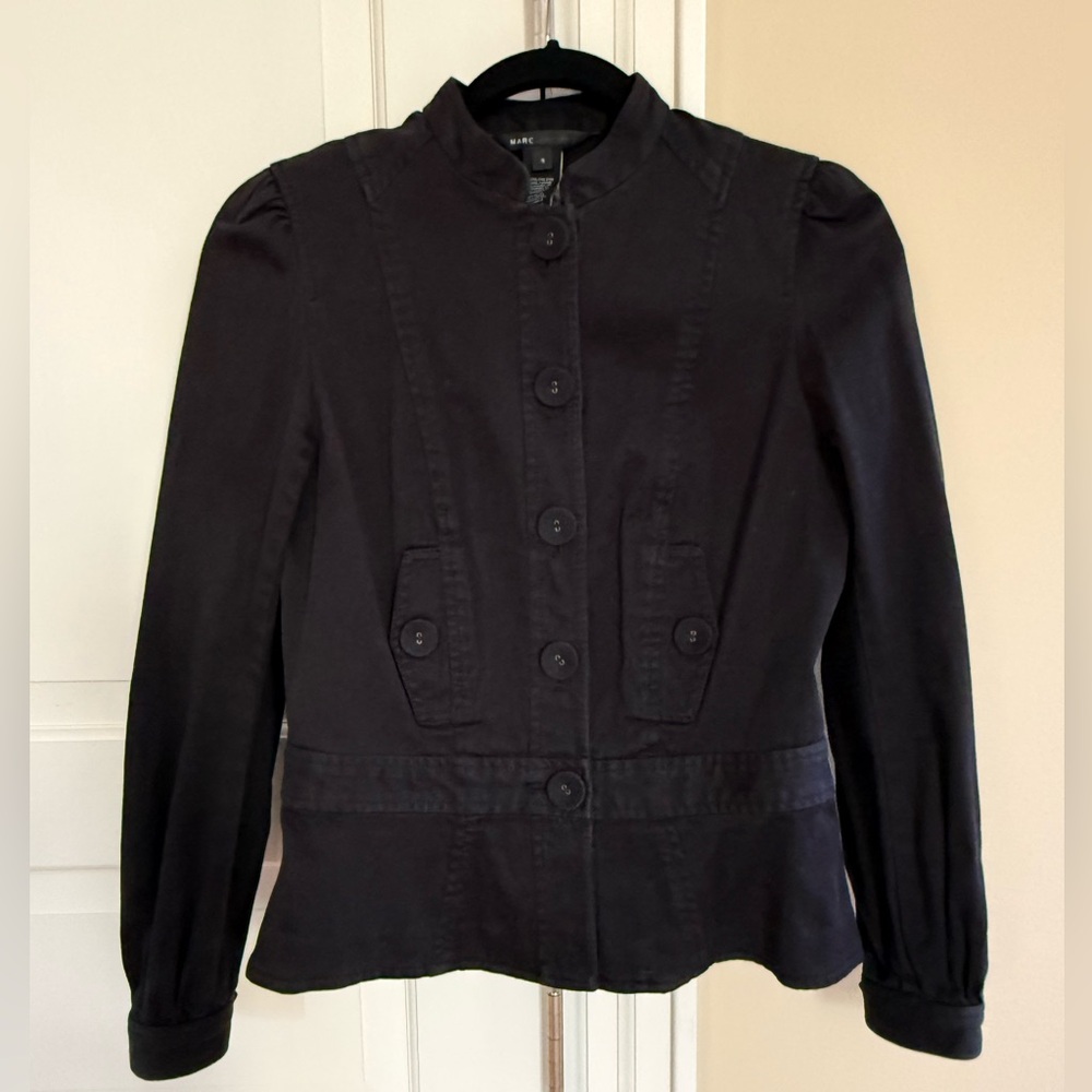 Vintage Marc Jacobs Black Button-Up Cotton jacket size 4 - Picture 14 of 16
